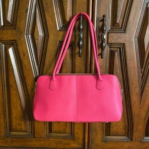 Pink Leather Hobo International bag